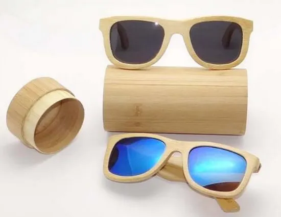 Bamboo Wood Polarized Sunglasses with Customized Logo 
