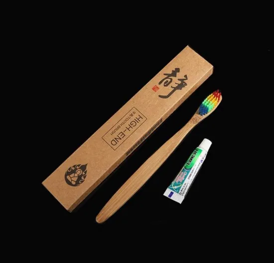 Bamboo Toothbrush with Hotel Amenities for Guest Room Using 